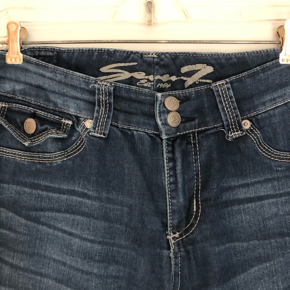 Seven7 Baby Boot Medium Wash Jeans, Size 31x31 - Picture 2 of 8